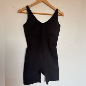 Active PINK Black Sleeveless ROMPER